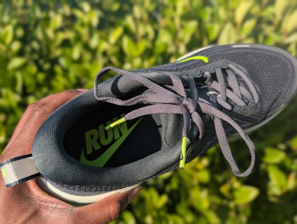 Nike Vomero Plus inside of shoe