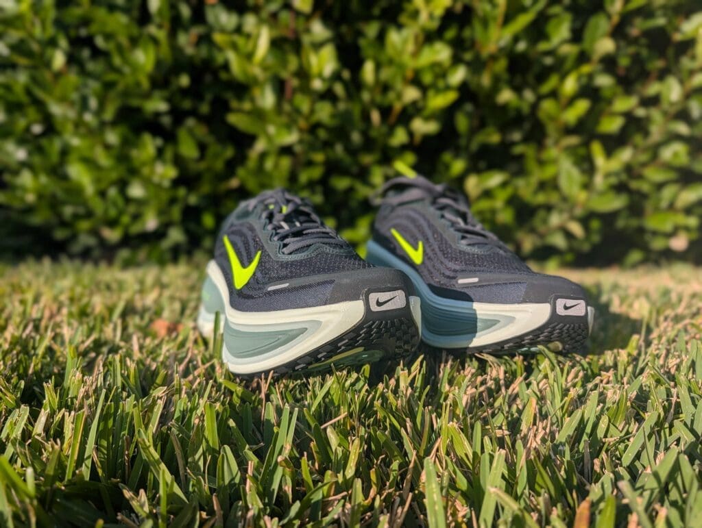 Nike Vomero Plus on grass