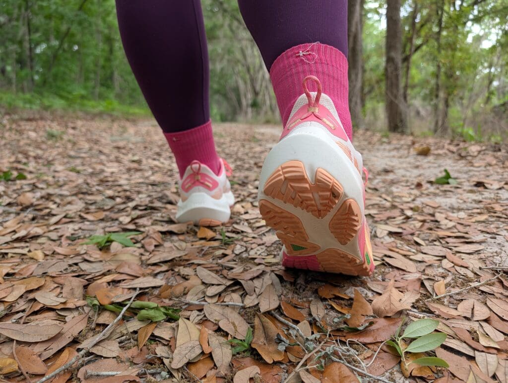 brooks ghost trail in stride