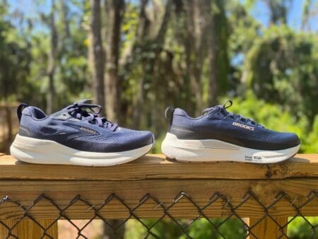 Brooks Beast GTS 26 Review: Maximum Stability & Comfort Brooks Beast 26 stability shoe side by side.