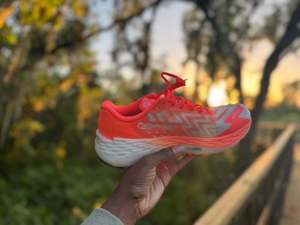 Brooks Catamount 4 right side of shoe upper