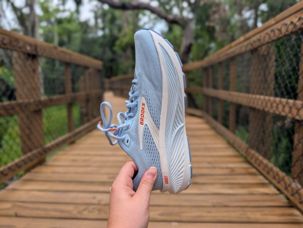 Brooks Ghost 18 in hand
