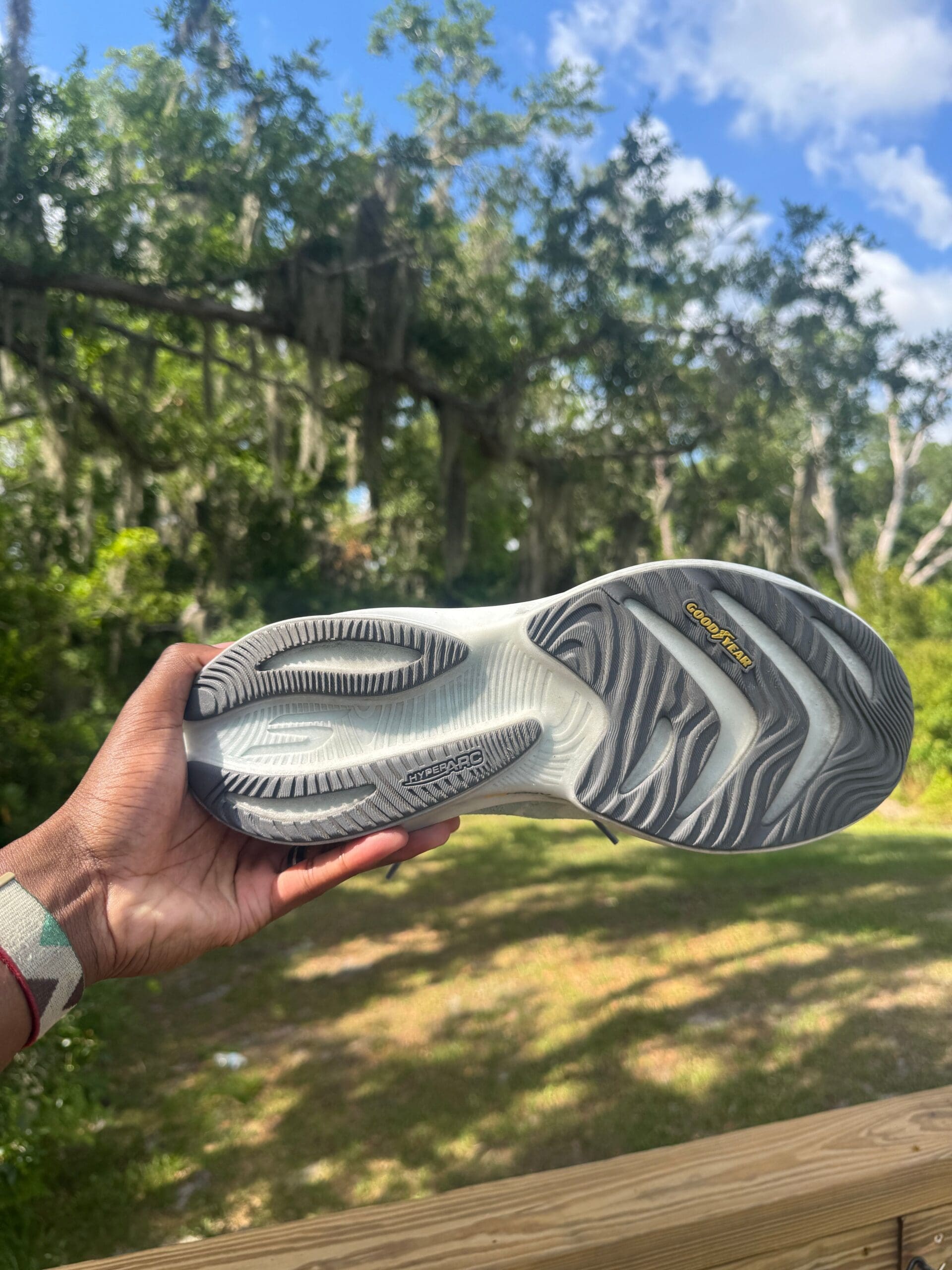 Skechers Aero Spark Goodyear Grip outsole