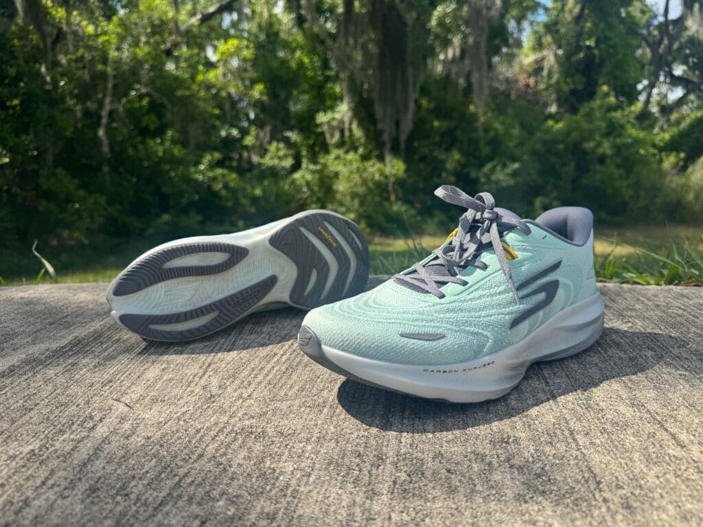 Skechers Aero Spark Shoes on Pavement