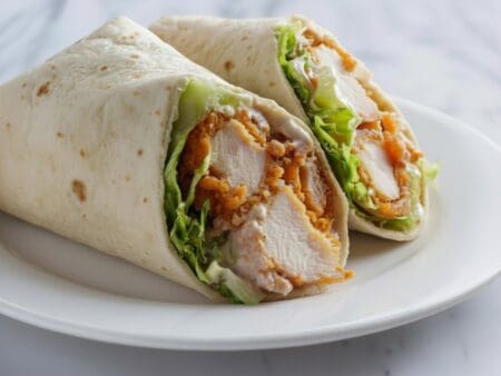 Healthy McDonald’s Snack Wrap Dupe Recipe: High-Protein Crispy Ranch Chicken Wrap Healthy McDonald’s Snack Wrap Dupe Recipe: Low Cal, High-Protein, High-Fiber