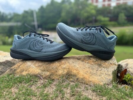 Topo Athletic Phantom 4 Review: A Breath of Fresh Air for Your Toes Topo Athletic Phantom 4 with park and river in background