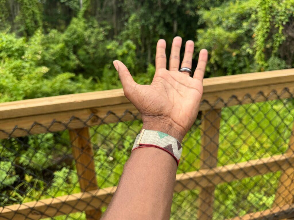 Coros pace 3 band on wrist