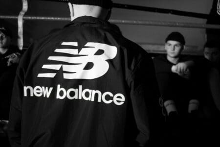 man wearing new balance gear