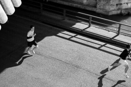 runner running race wearing running socks